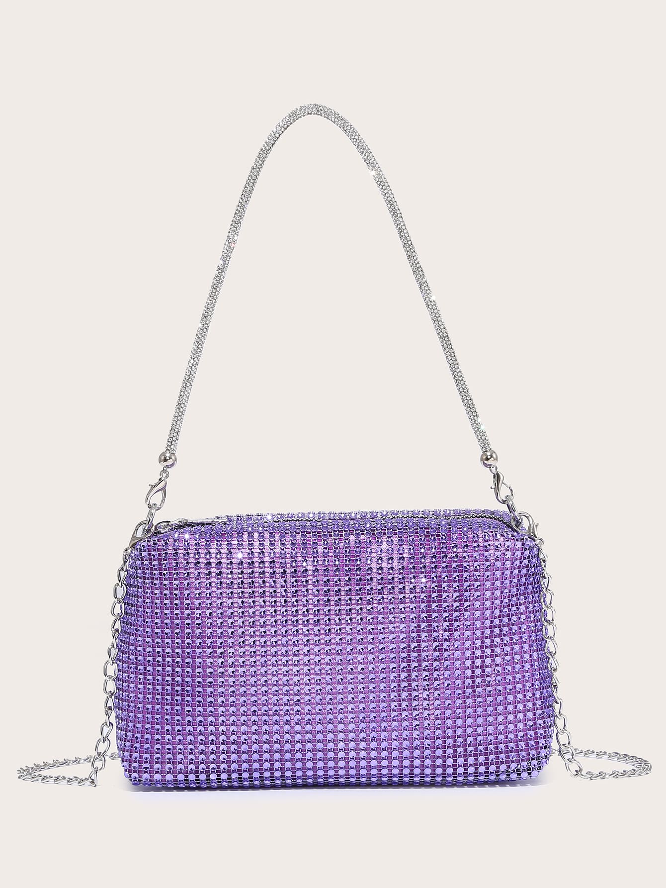 Bolsa Strass Mini Brilhante